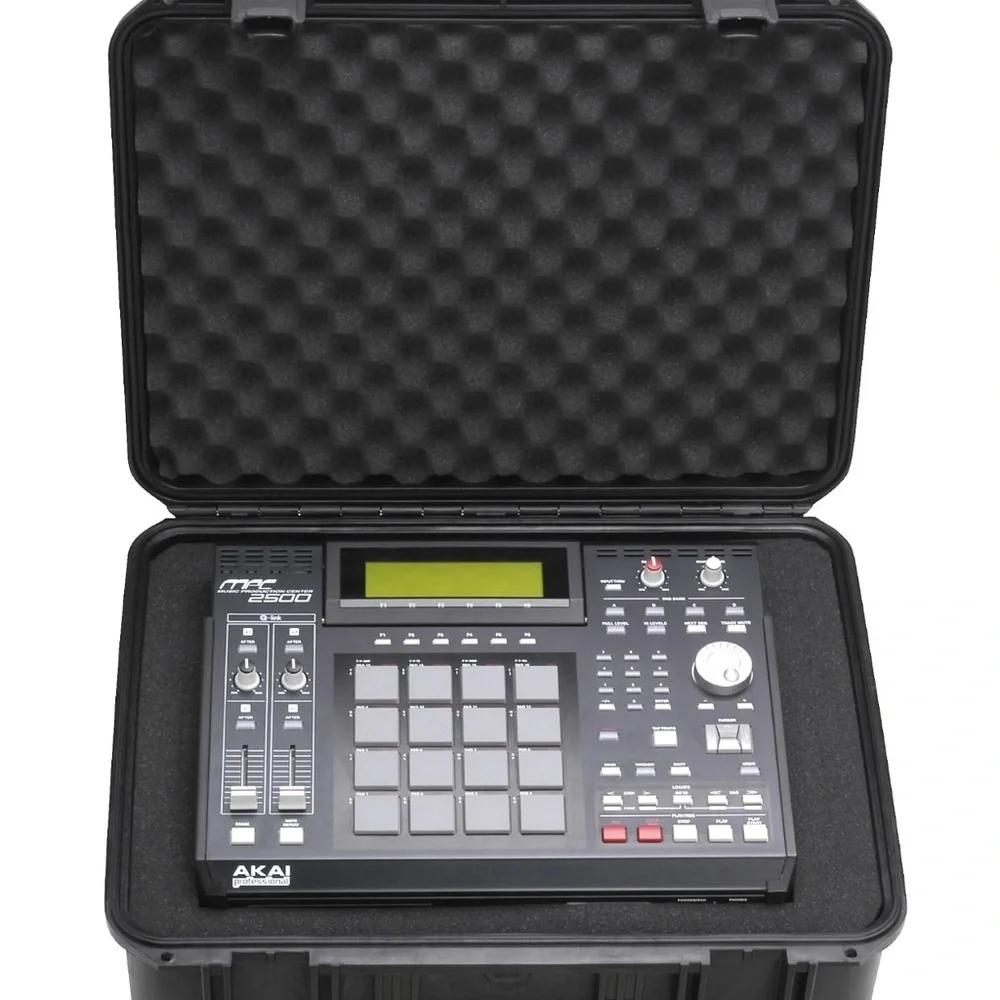 Black transit case with foam insert (NEW)